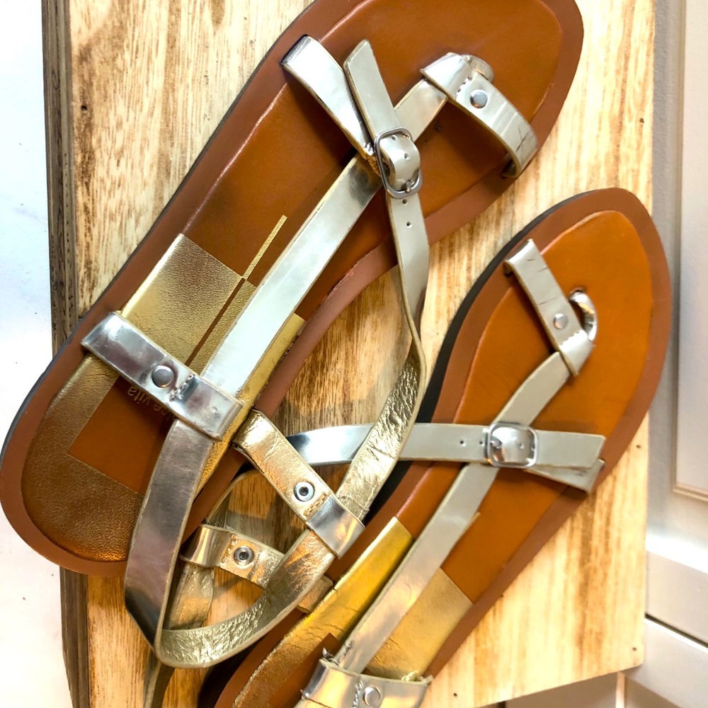 Dolce Vita Silver Sandals
